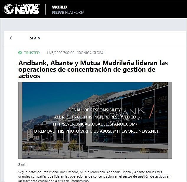 Andbank, Abante y Mutua Madrilea lideran las operaciones de concentracin de gestin de activos